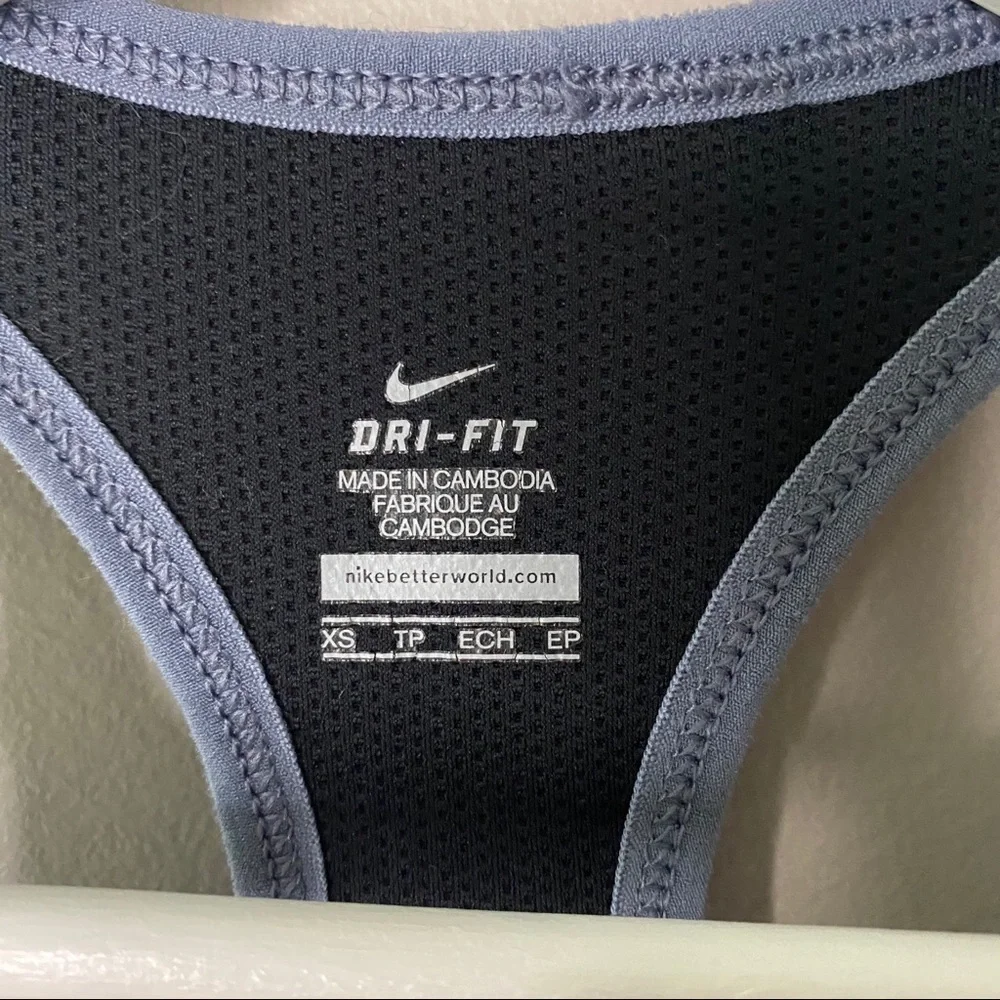 Nike Dri-Fit Work Out Tank Top Pink/Gray Sz XS